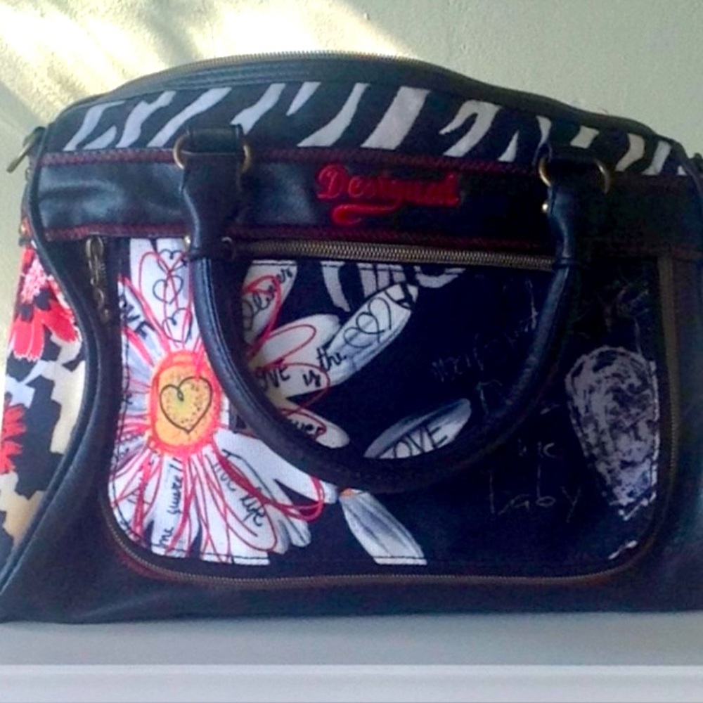 Desigual Black and Multicolor Women's Bag